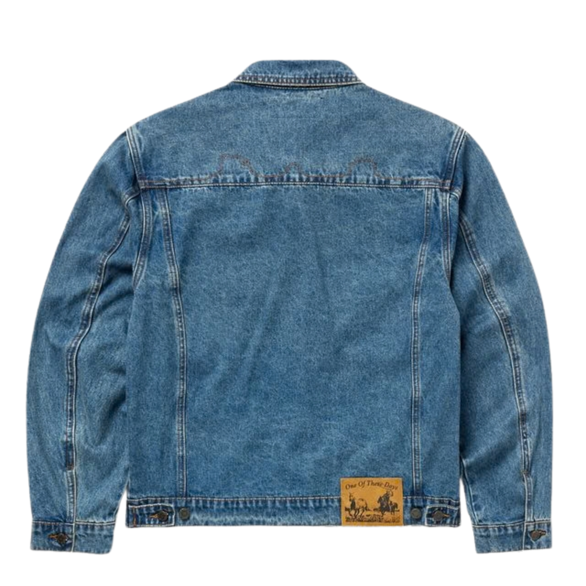 One of These Days Denim Trucker Jacket Washed Indigo