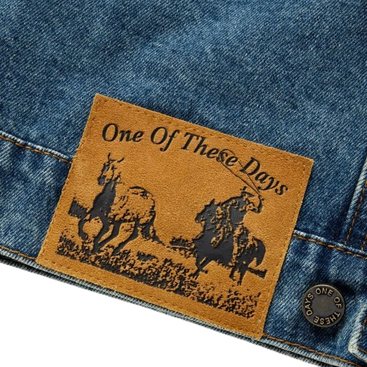 One of These Days Denim Trucker Jacket Washed Indigo