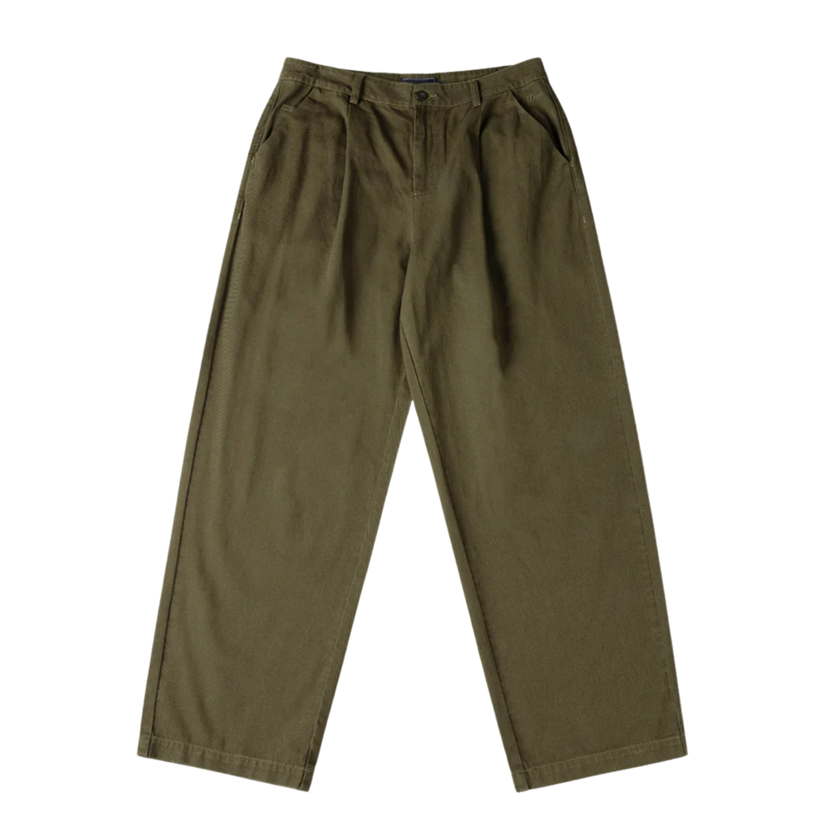 Dime Baggy Chino Pants Forest Green