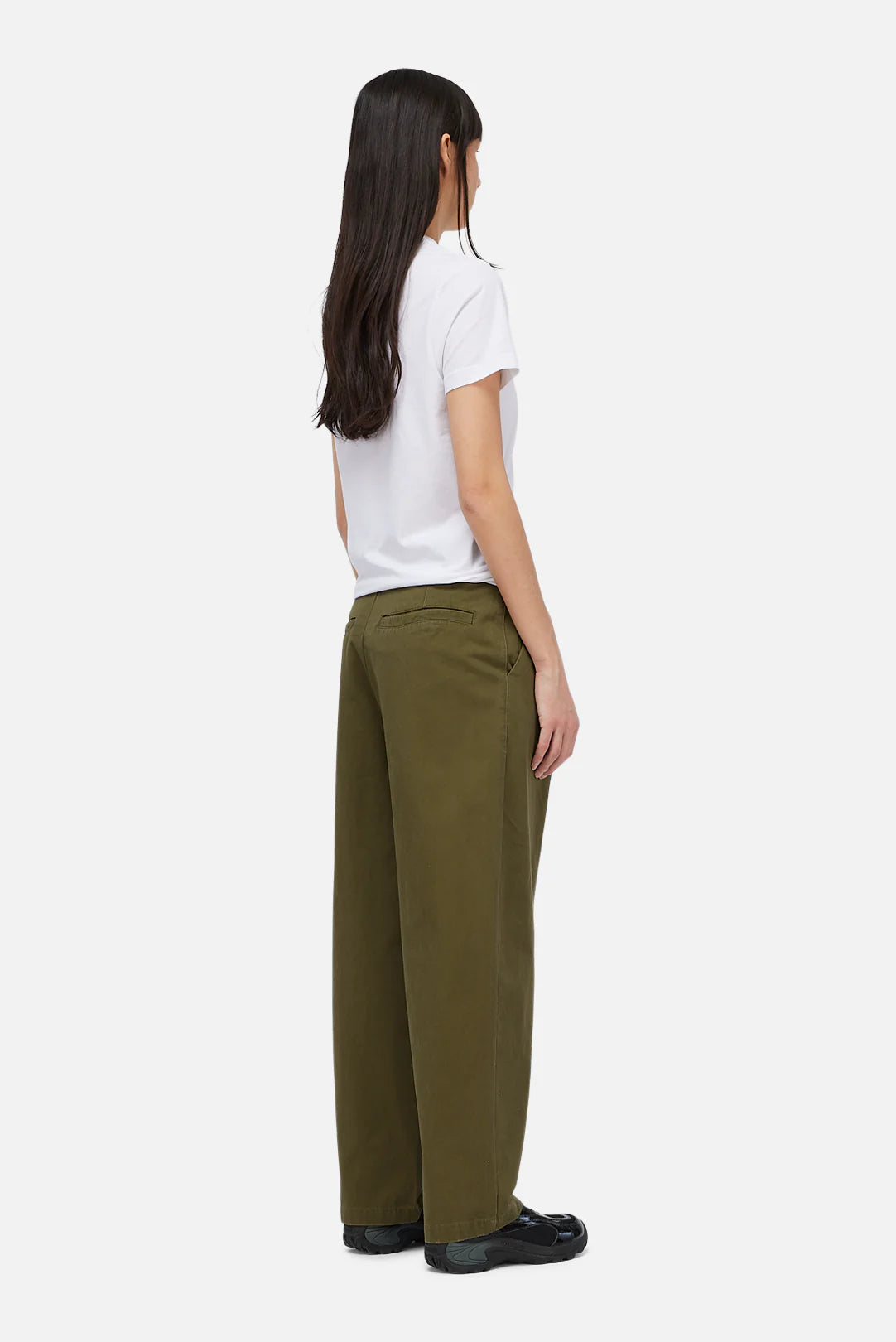 Dime Baggy Chino Pants Forest Green