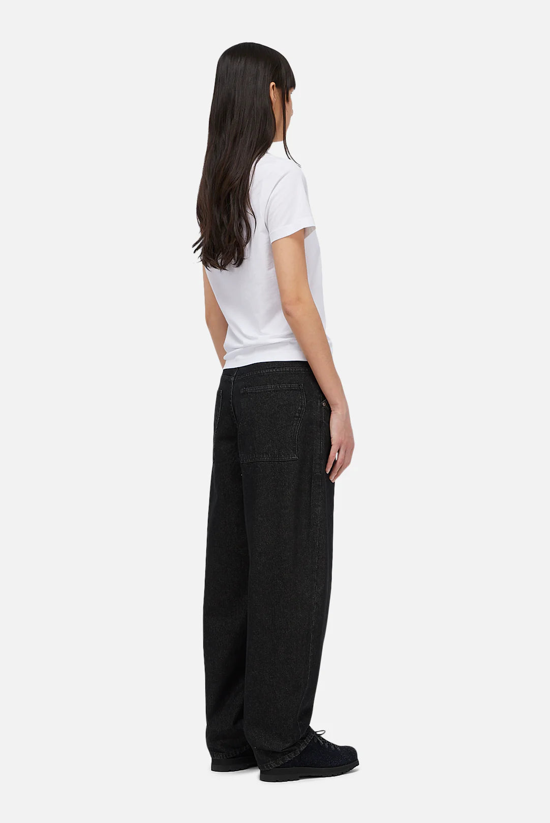 Dime Baggy Denim Pants Black Washed
