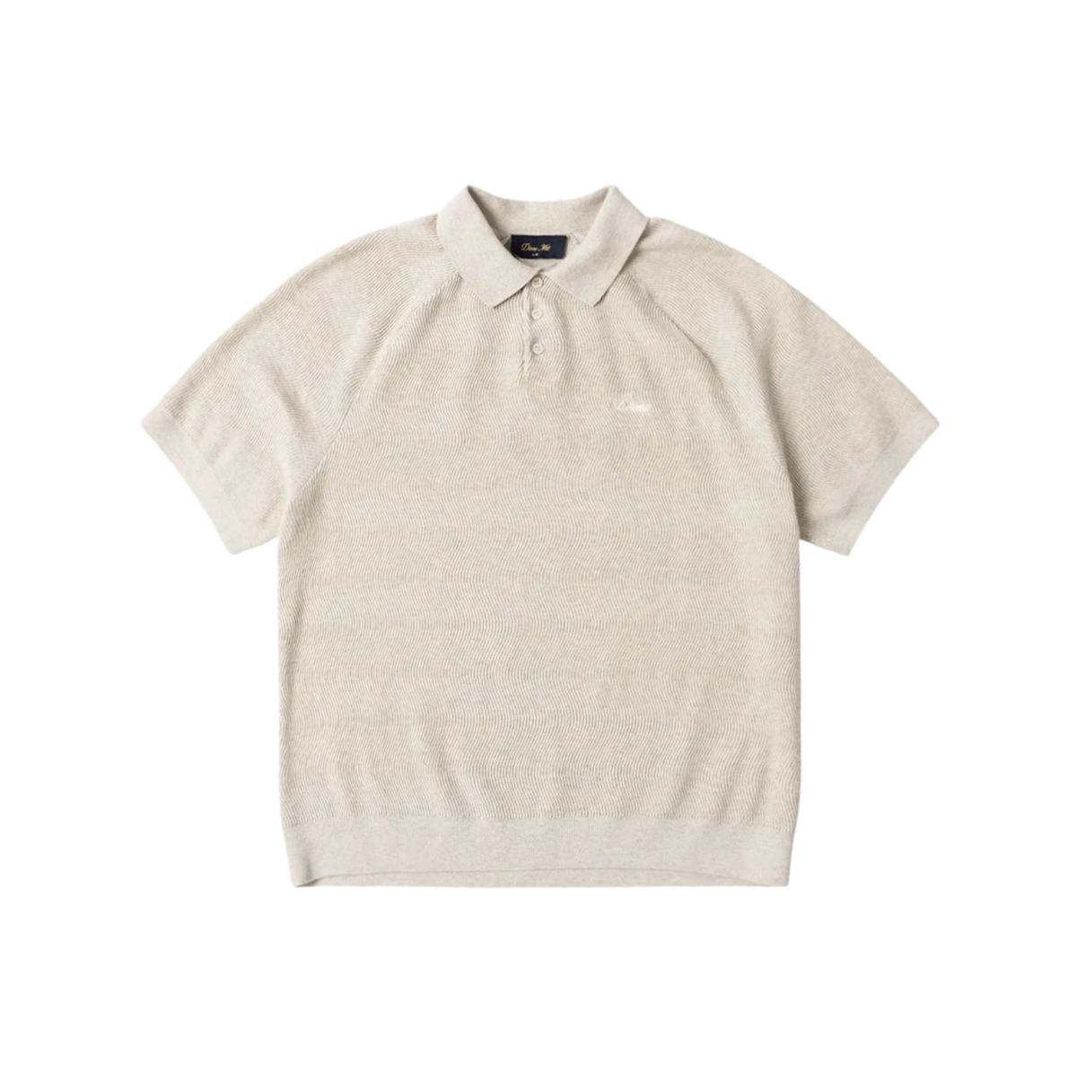 Dime Cable Knit Polo Oatmeal