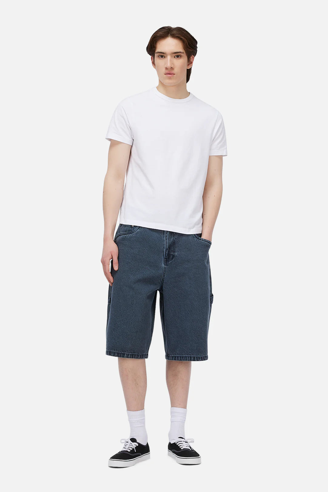 Dime Classic Denim Shorts Overdyed Blue