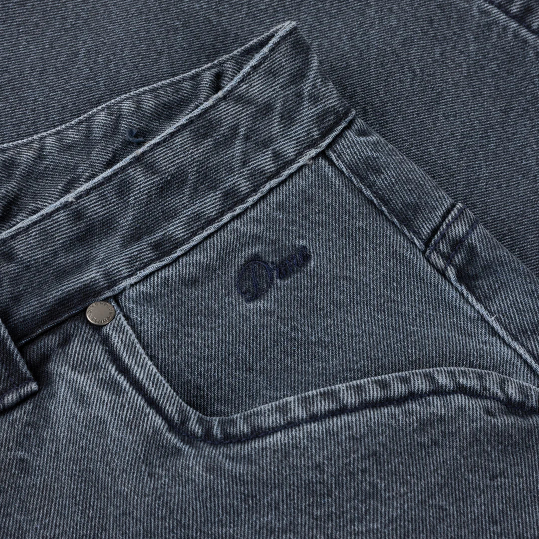Dime Classic Denim Shorts Overdyed Blue