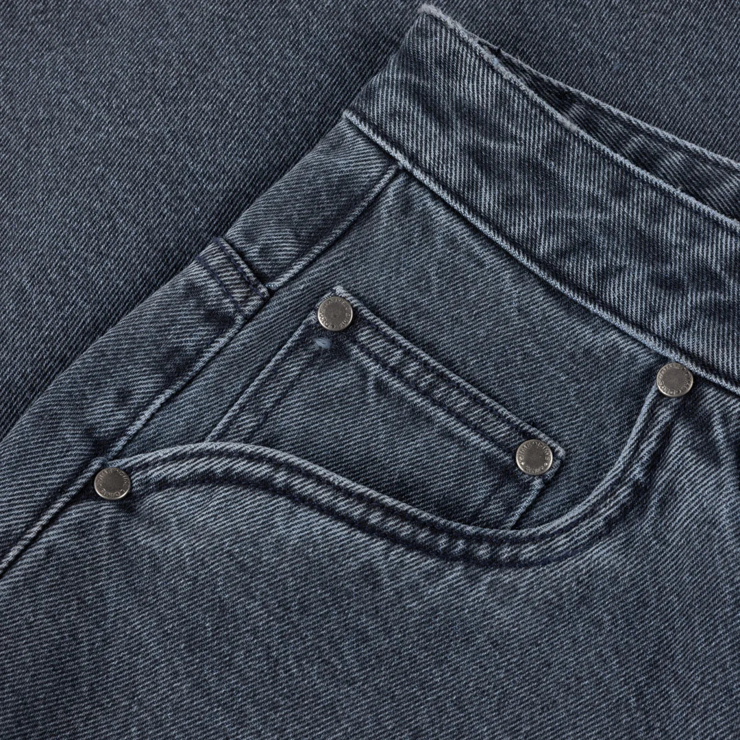Dime Classic Denim Shorts Overdyed Blue