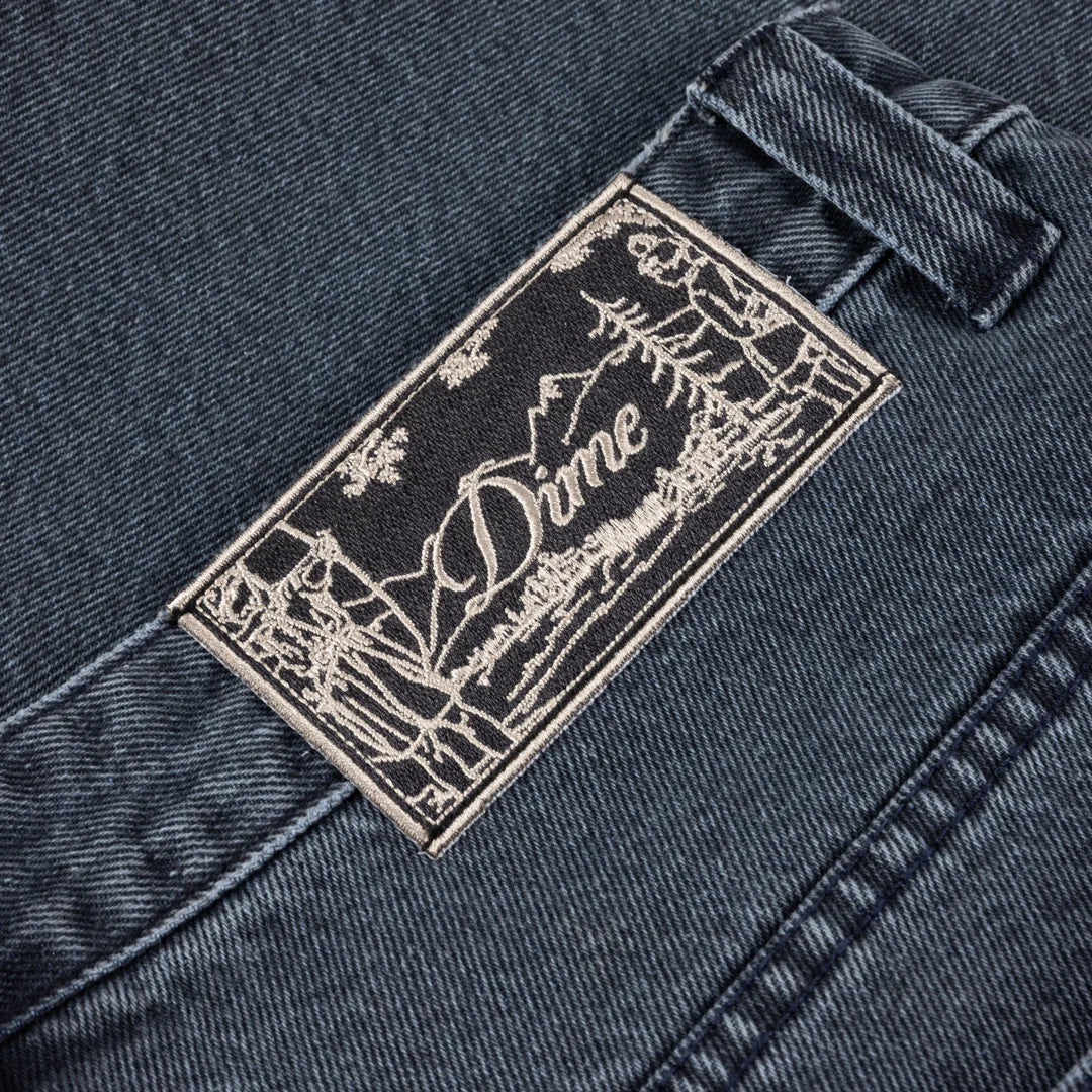 Dime Classic Denim Shorts Overdyed Blue