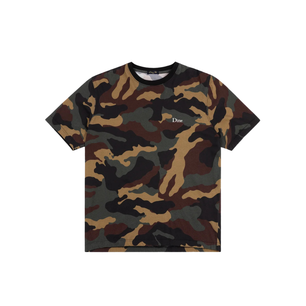 Dime Classic Logo T-Shirt Dark Camo