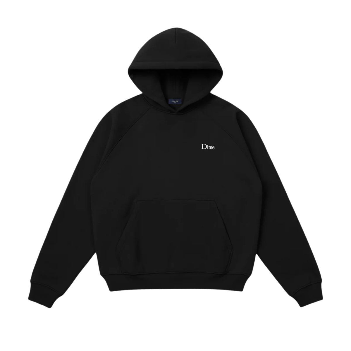 Dime Classic Small Logo Hoodie Black