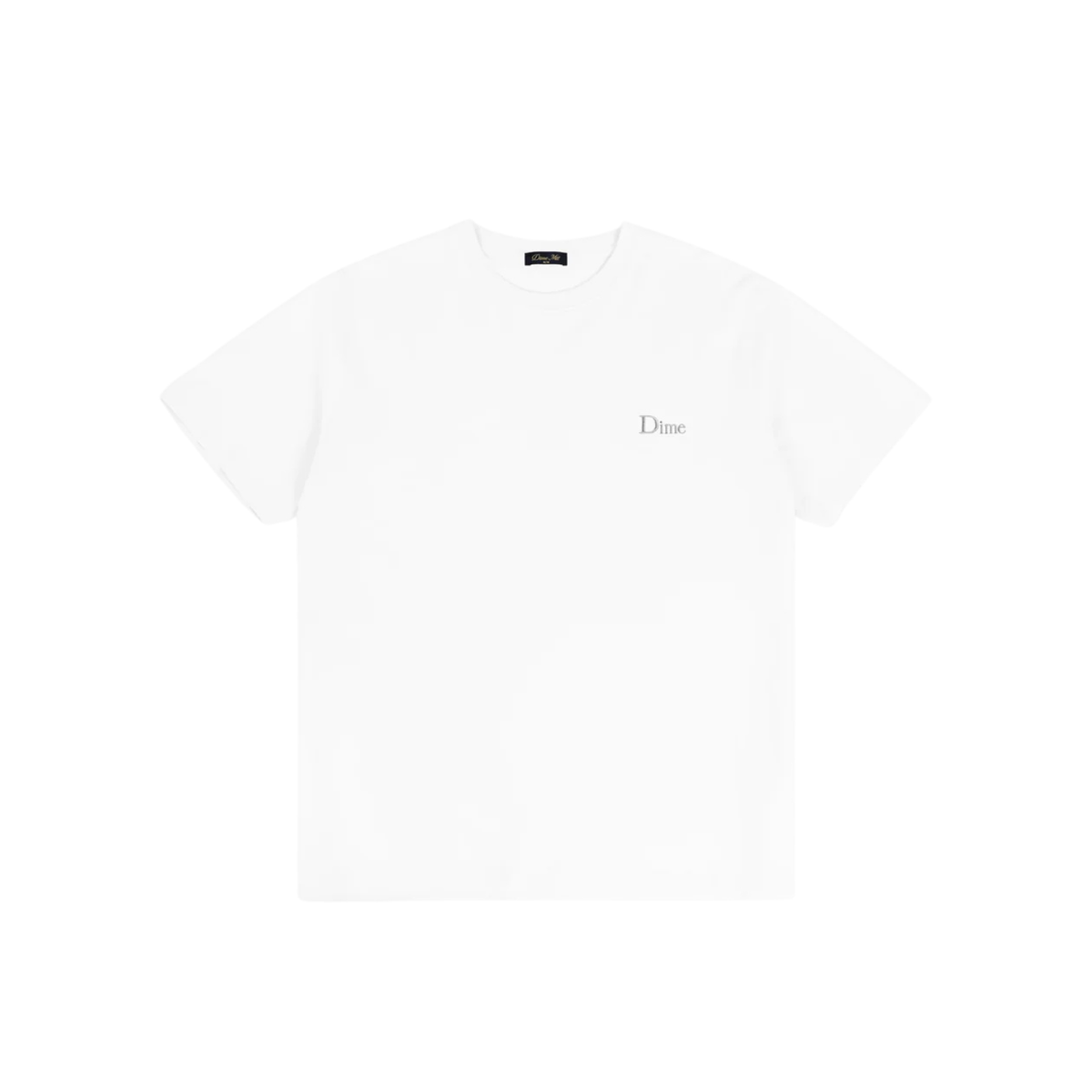 Dime Classic Small Logo T-Shirt White