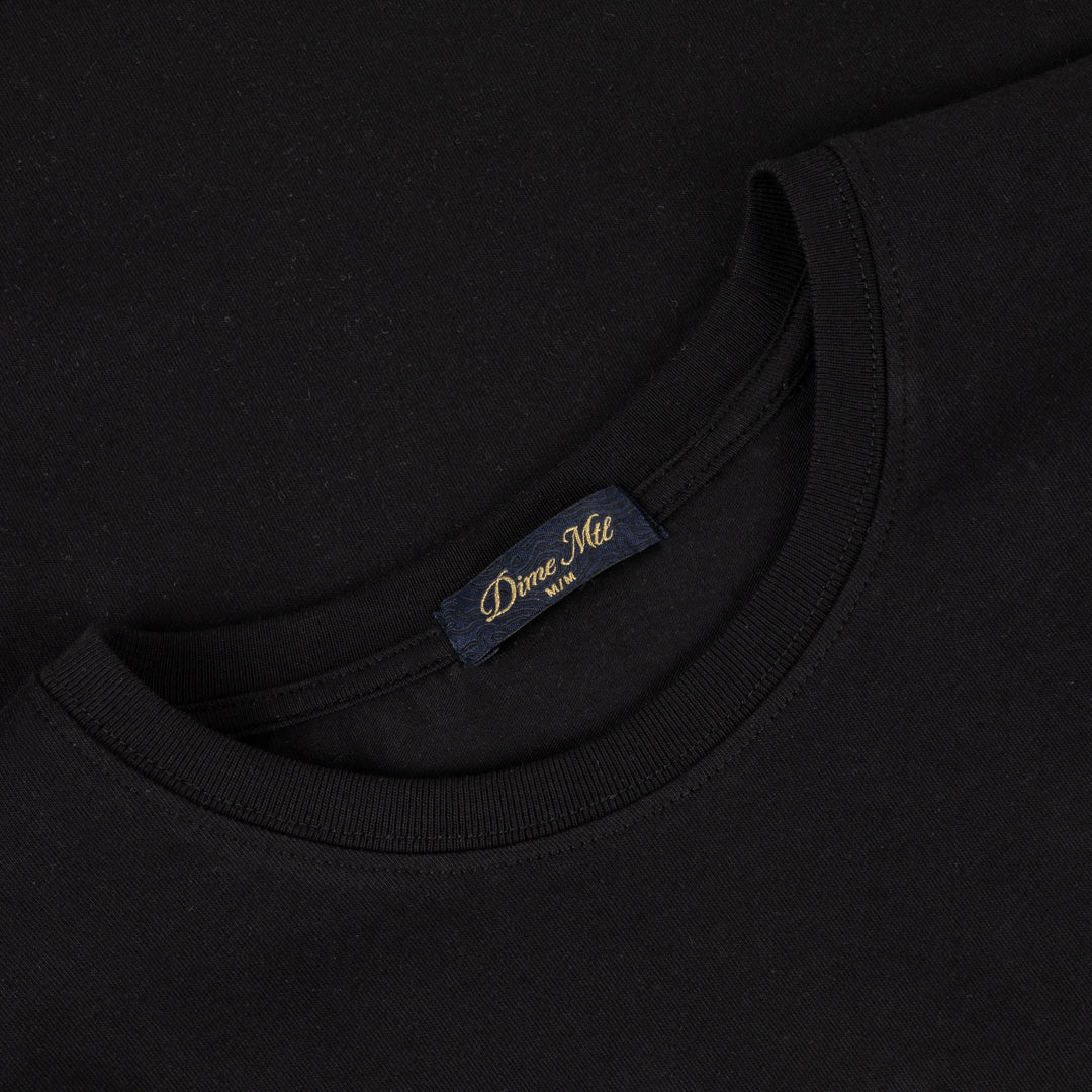 Dime Classic Small Logo T-Shirt Black