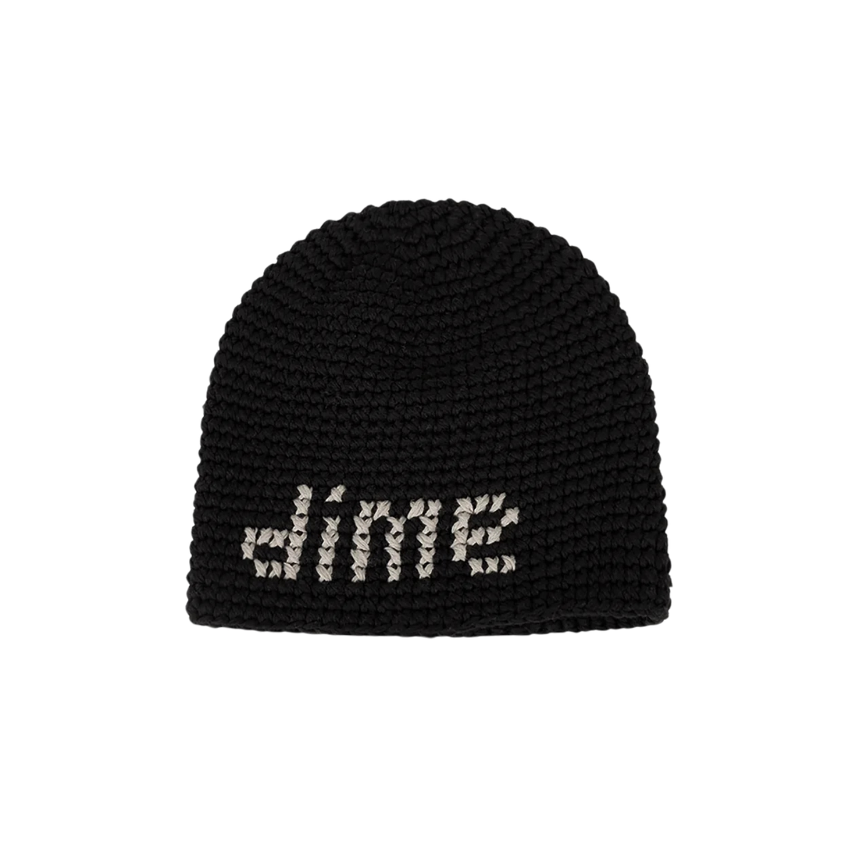Dime Crochet Skully Black