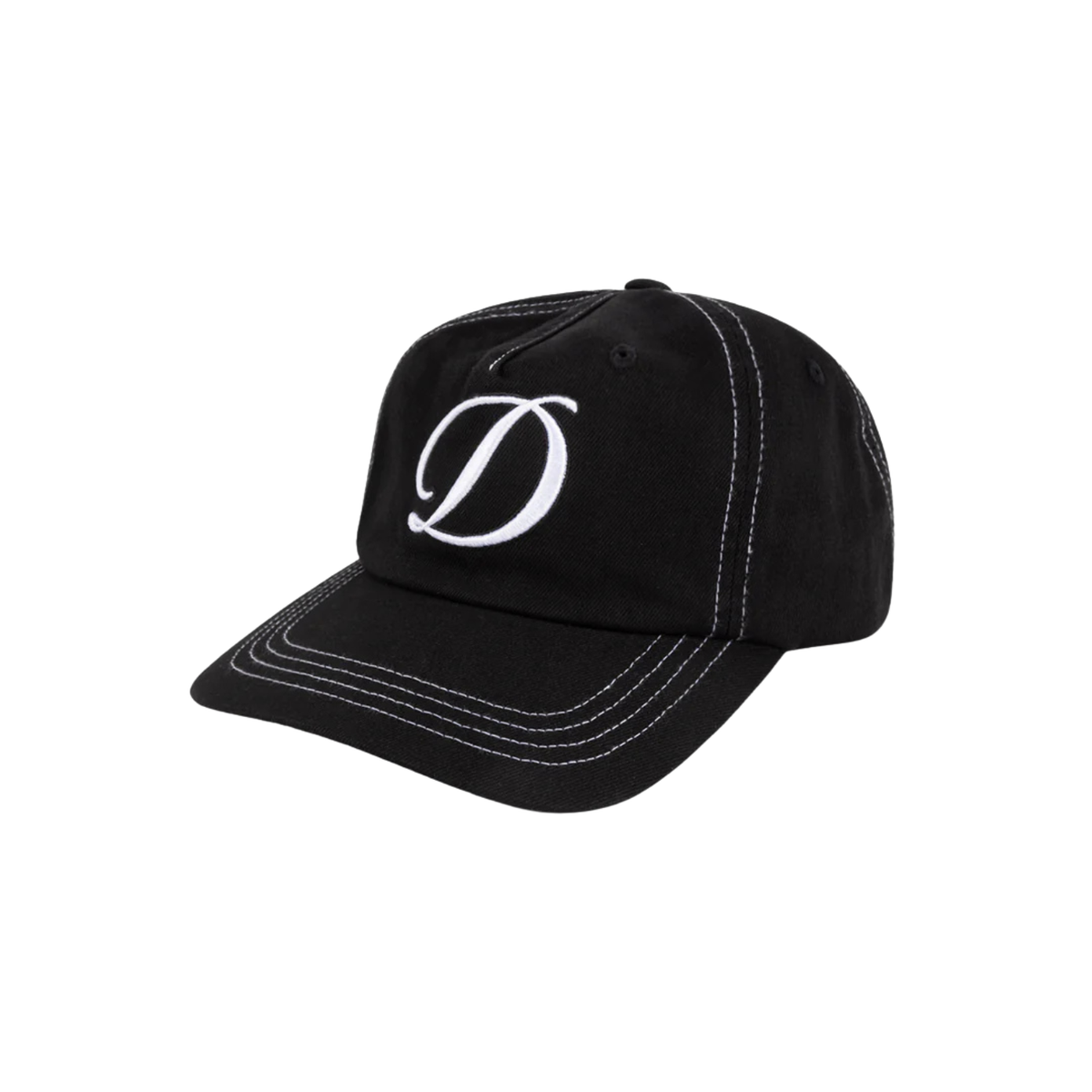 Dime Cursive Denim Worker Cap Black Washed