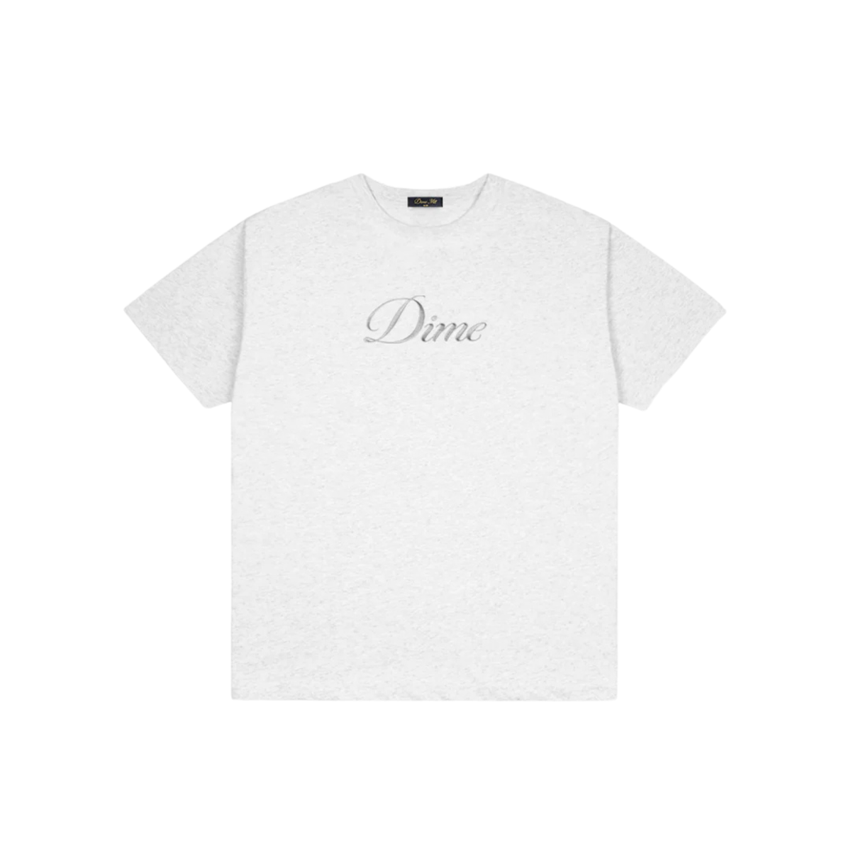 Dime Cursive T-Shirt Ash