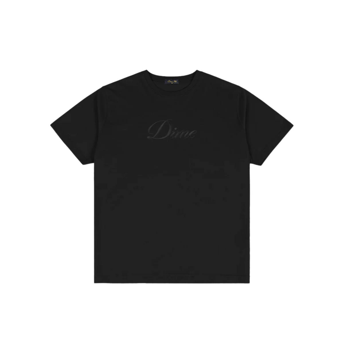 Dime Cursive T-Shirt Black