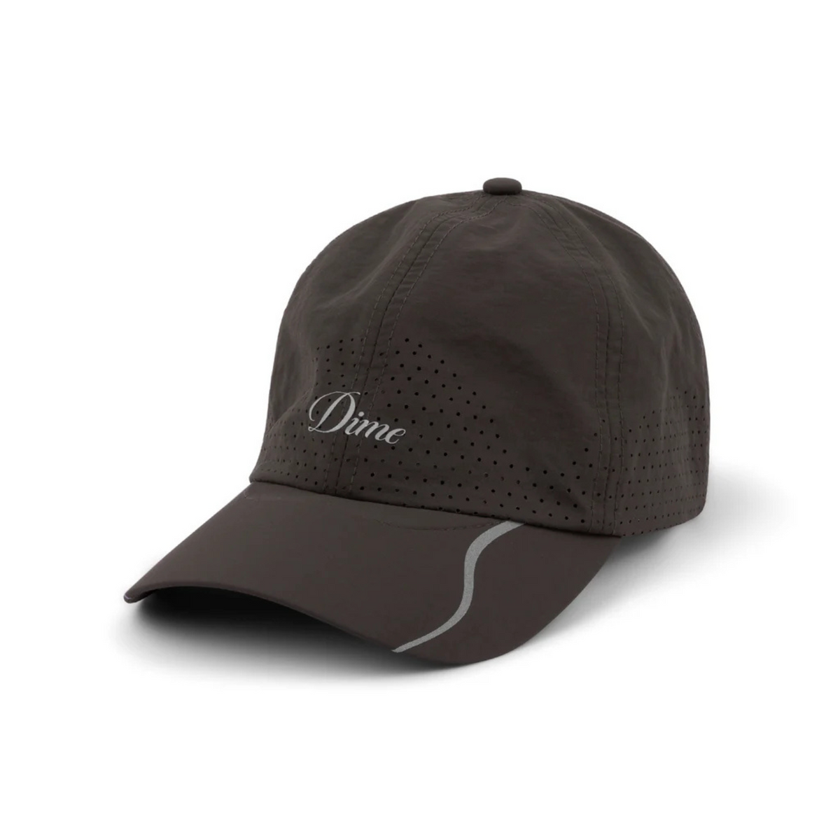 Dime Cursive Tech Cap Charcoal