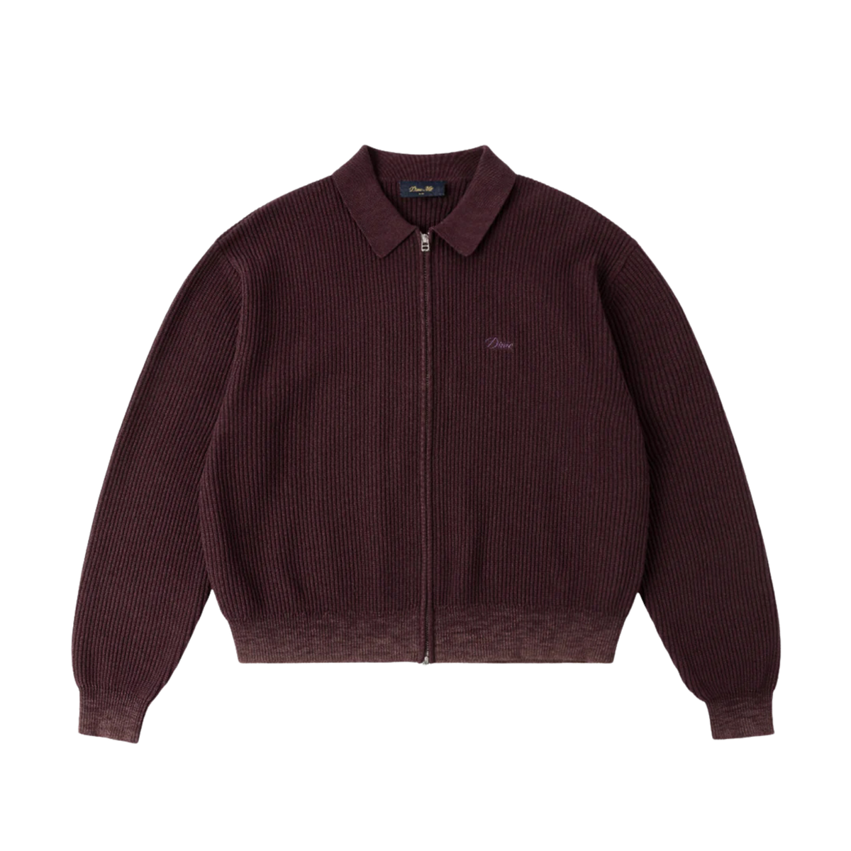 Dime Double Zip Knit Wine