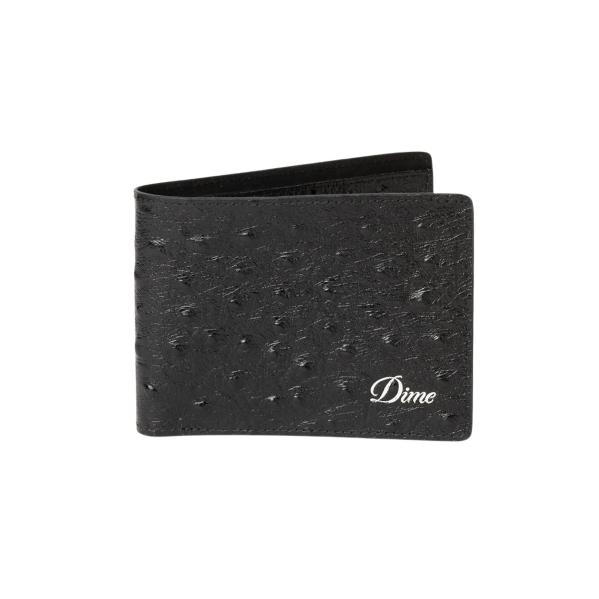 Dime Fauxstrich Wallet Black