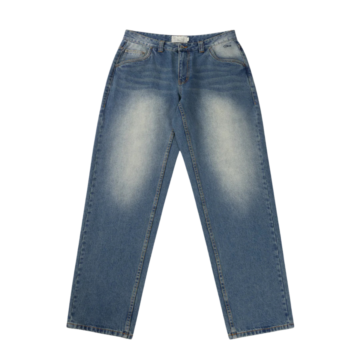Dime Relaxed Denim Pants Sandblasted Indigo
