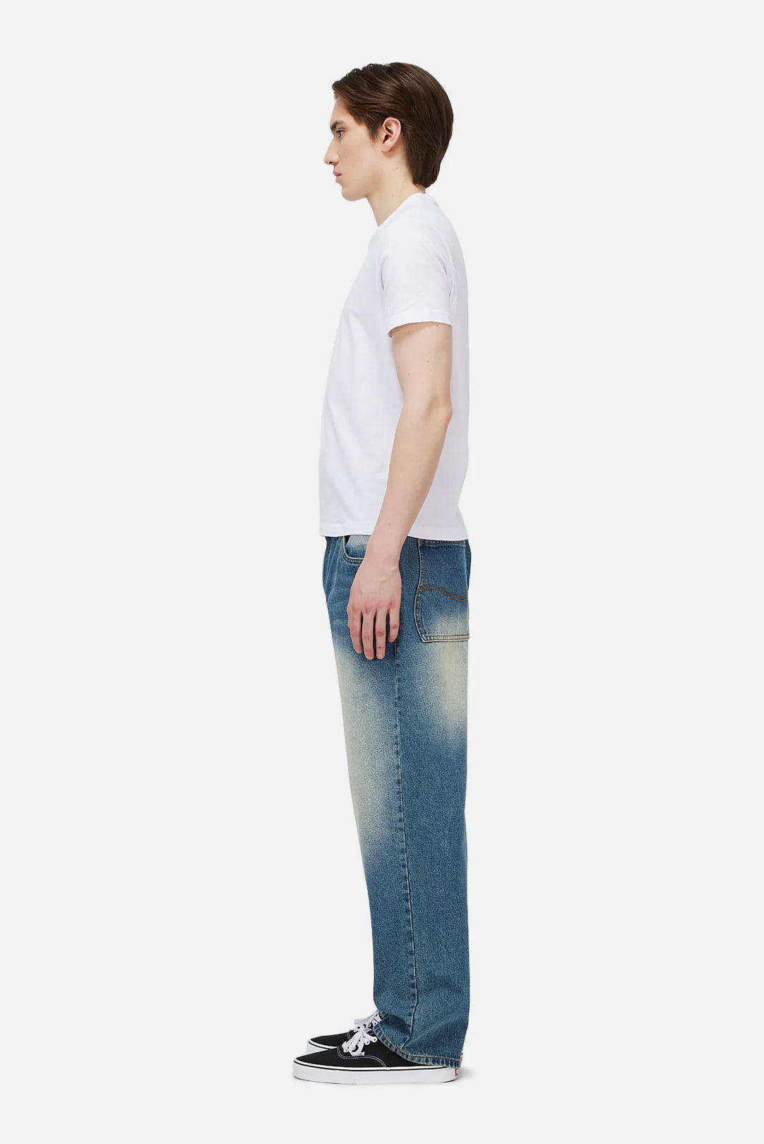 Dime Relaxed Denim Pants Sandblasted Indigo
