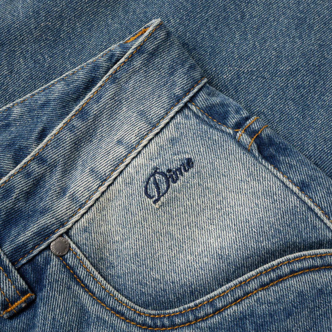 Dime Relaxed Denim Pants Sandblasted Indigo