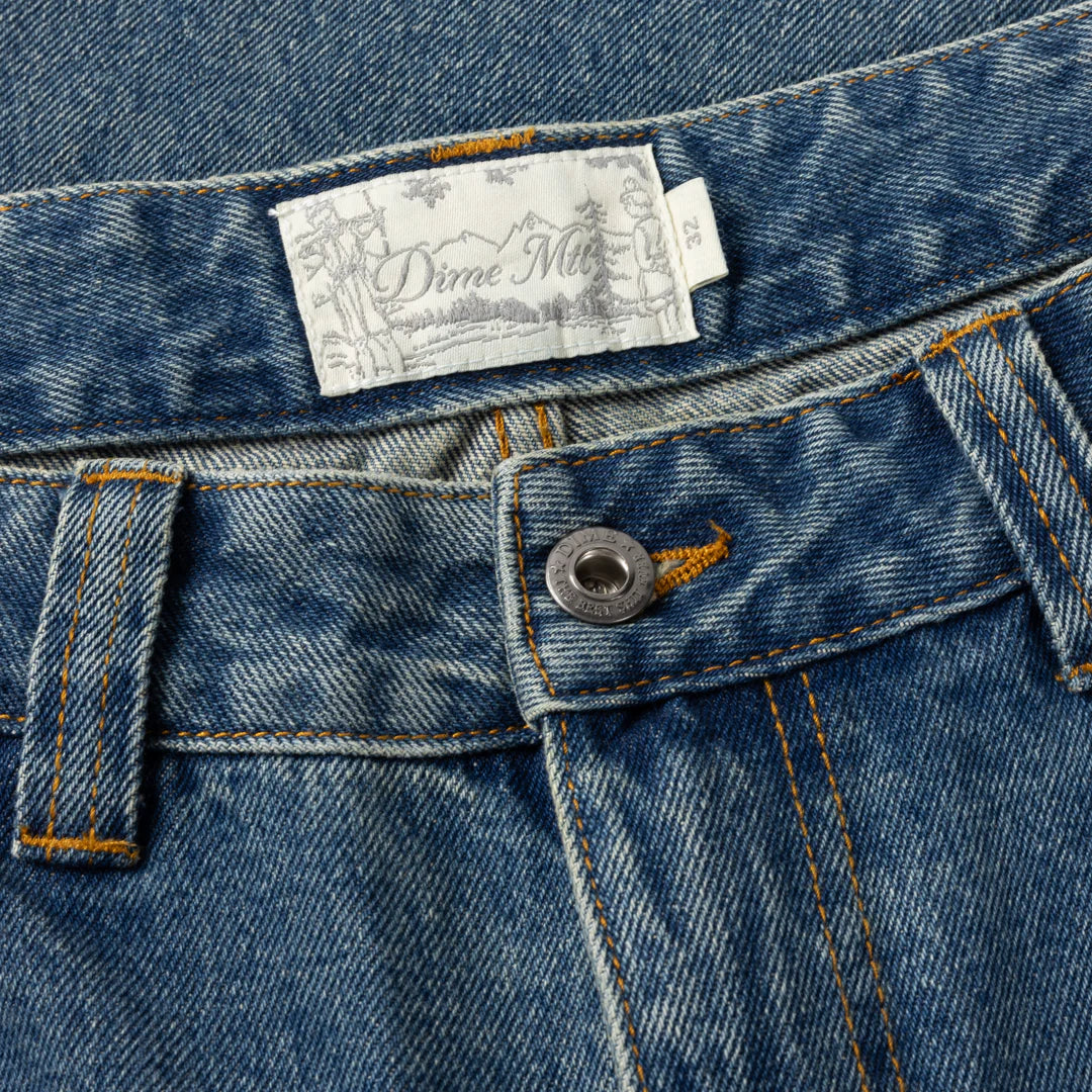Dime Relaxed Denim Pants Sandblasted Indigo