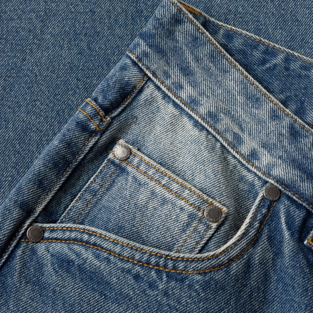 Dime Relaxed Denim Pants Sandblasted Indigo