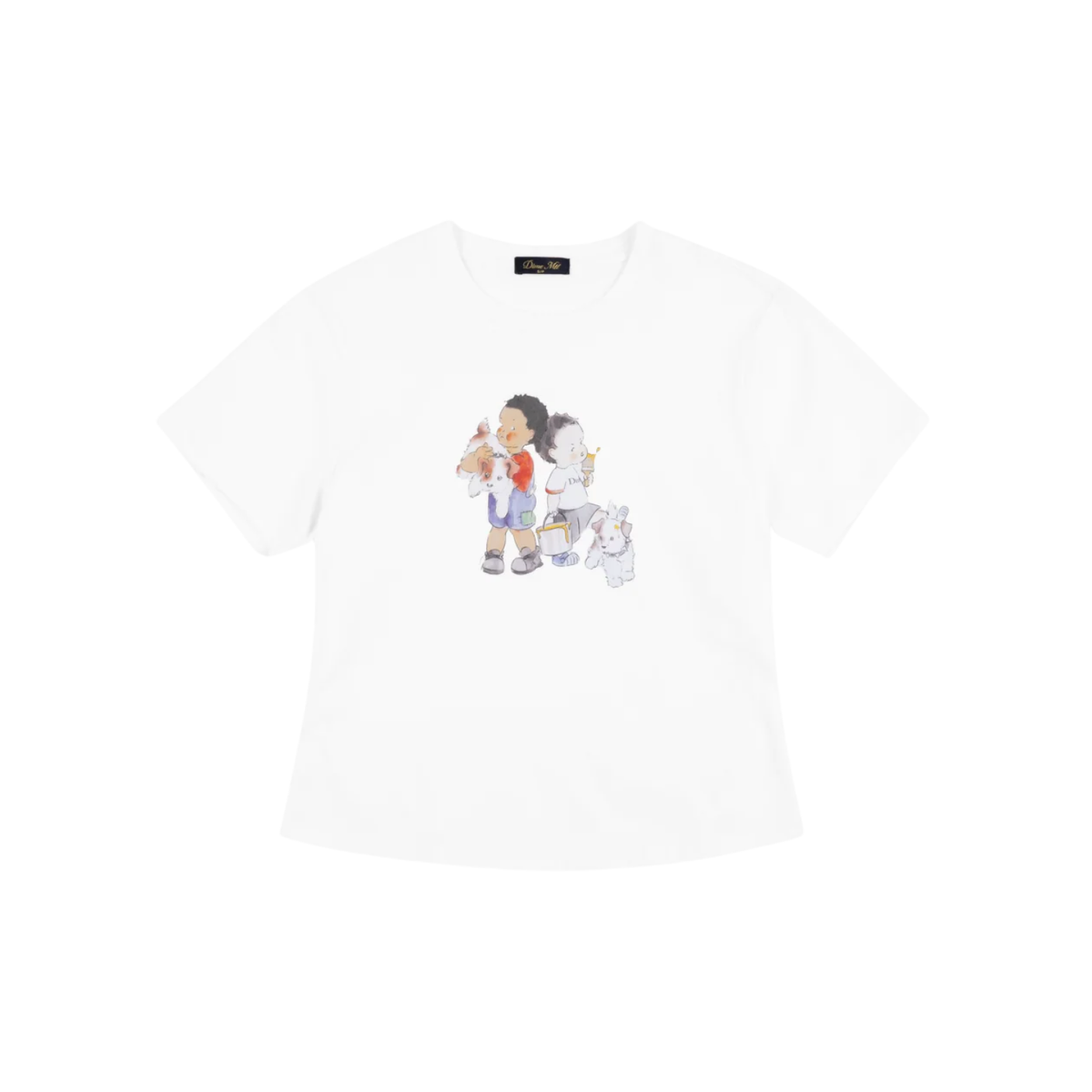 Dime W Bestie Tee White
