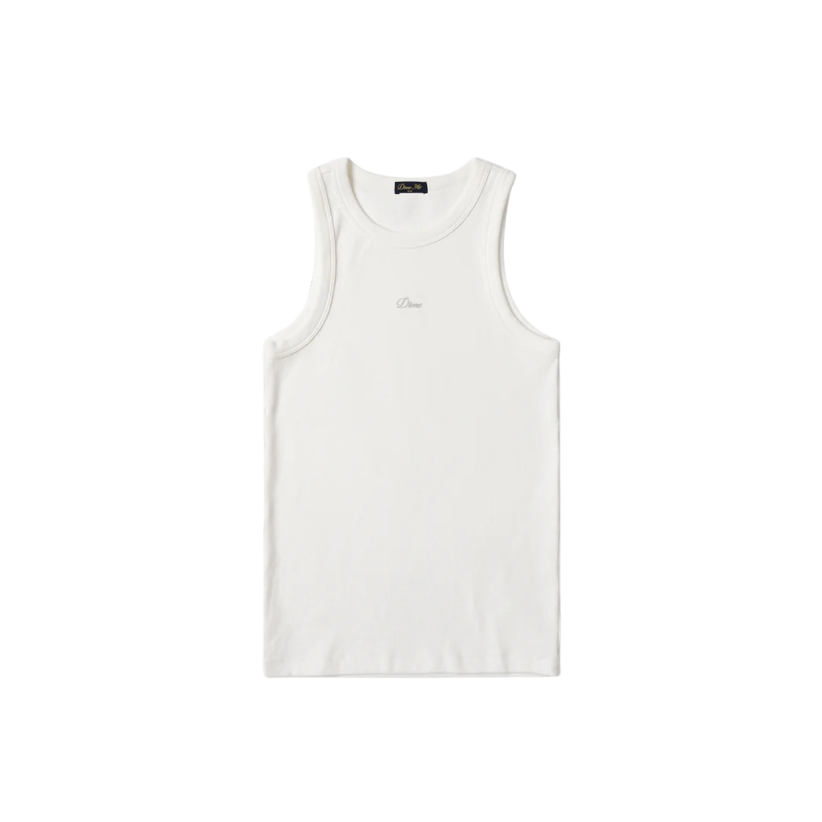 Dime W Classic Rib Tank Top Off White