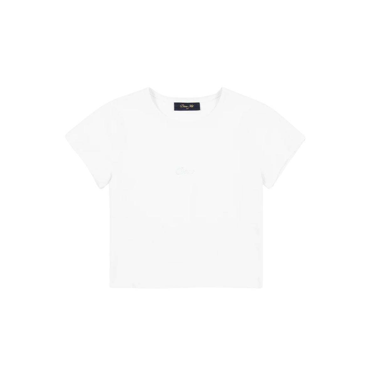 Dime W Cursive Tee White