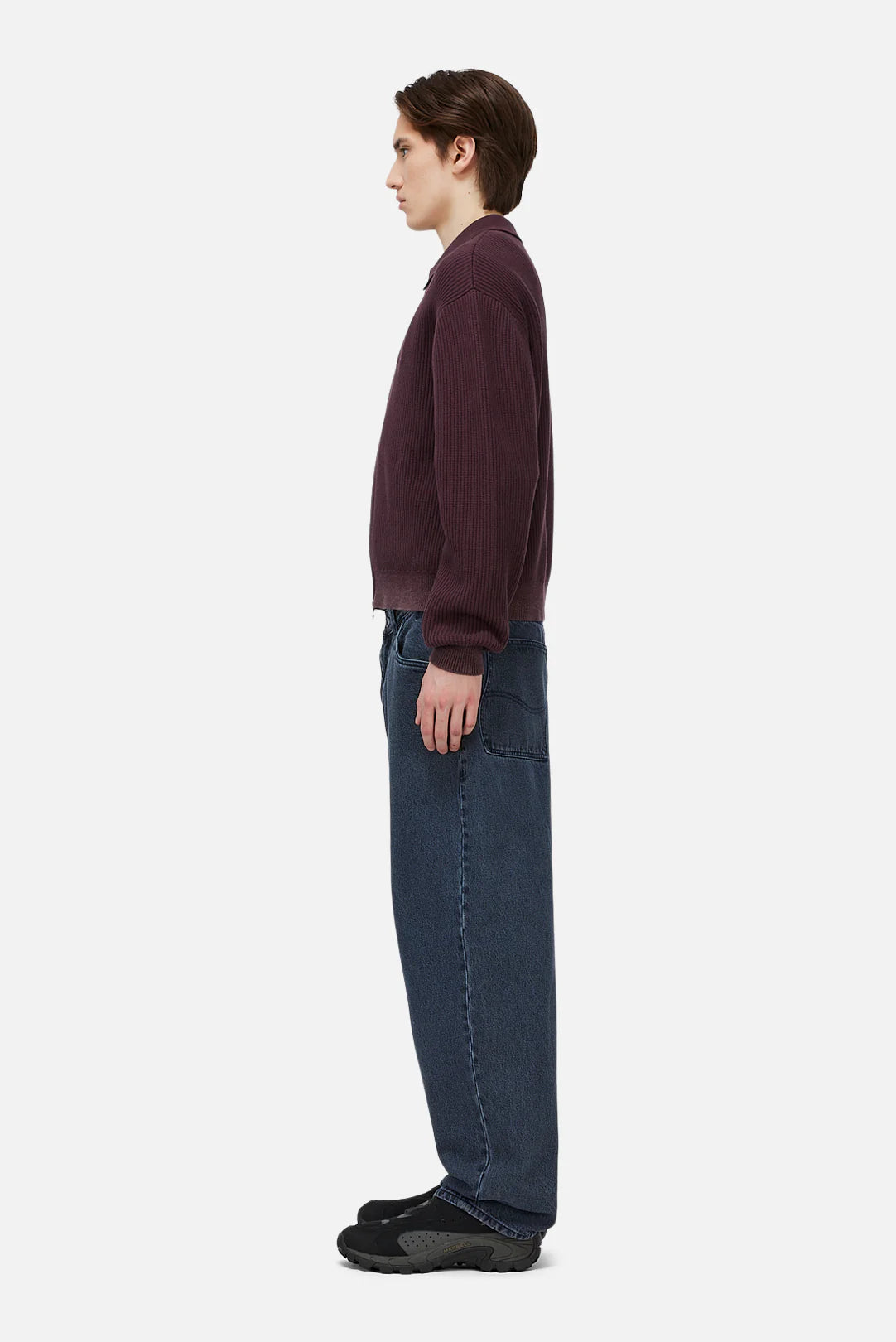 Dime Double Zip Knit Wine