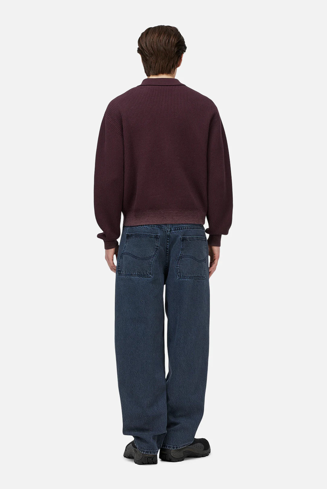 Dime Double Zip Knit Wine