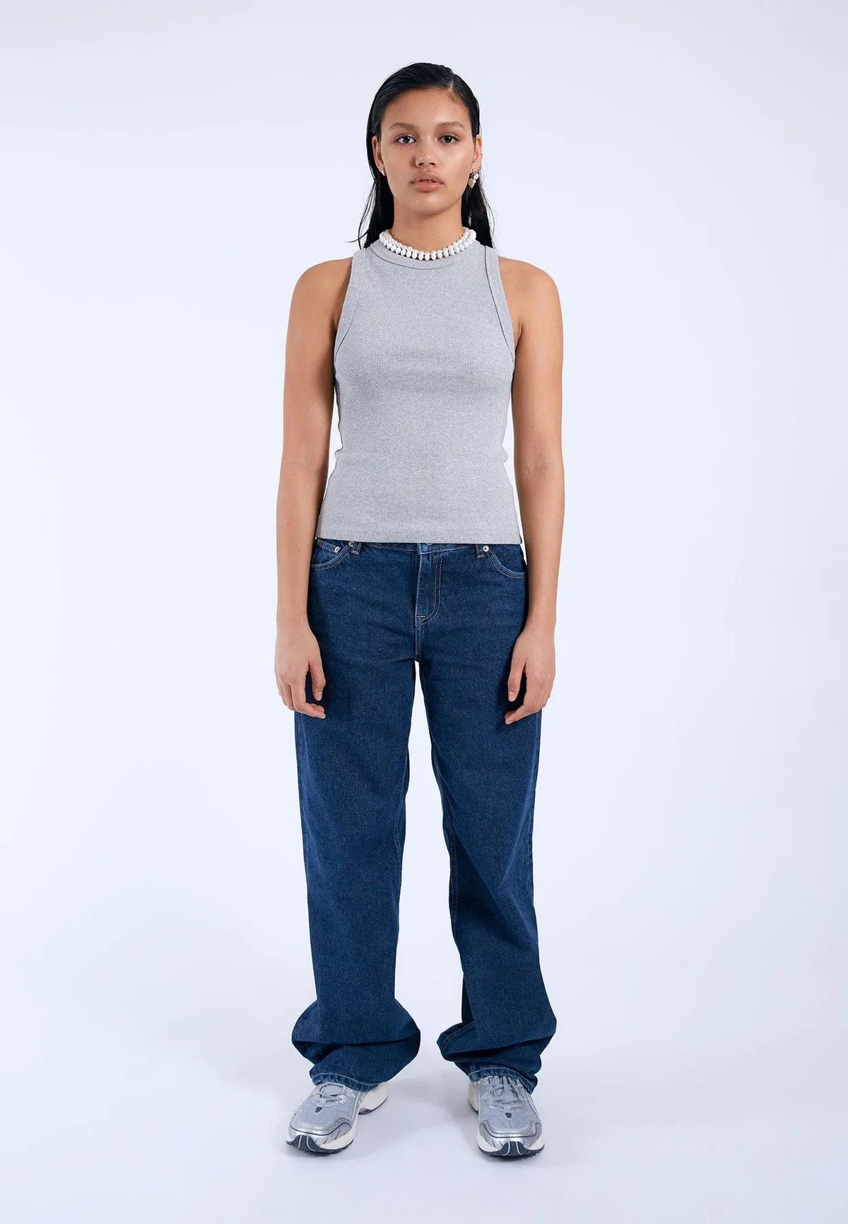 Dr.Denim Etta Top Grey Melange