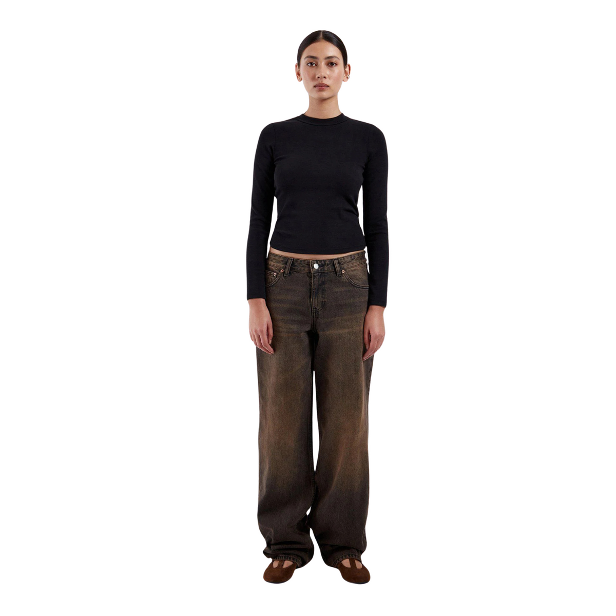 Dr.Denim W DN Hill Jean Jet Brown Used