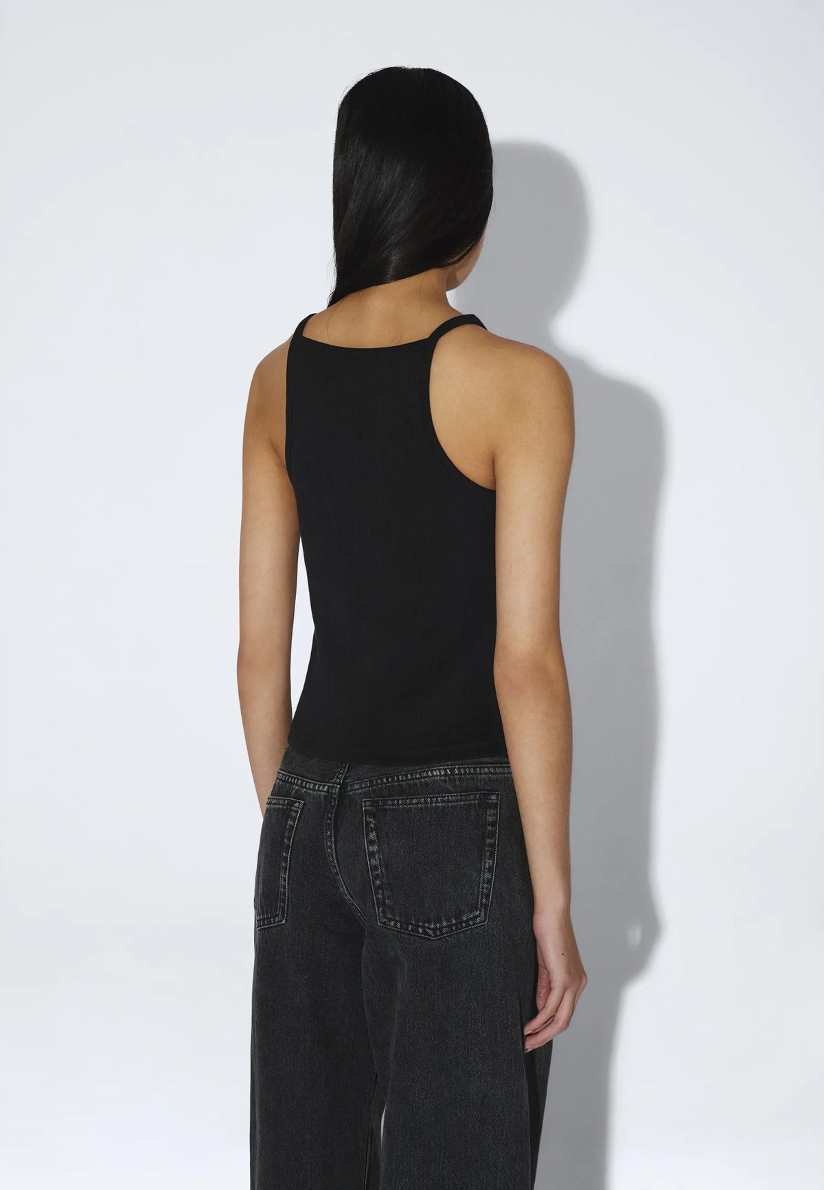 Dr.Denim W Liora Rib Top Black