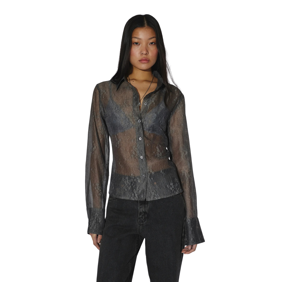 Dr.Denim W Mila Shirt Grey