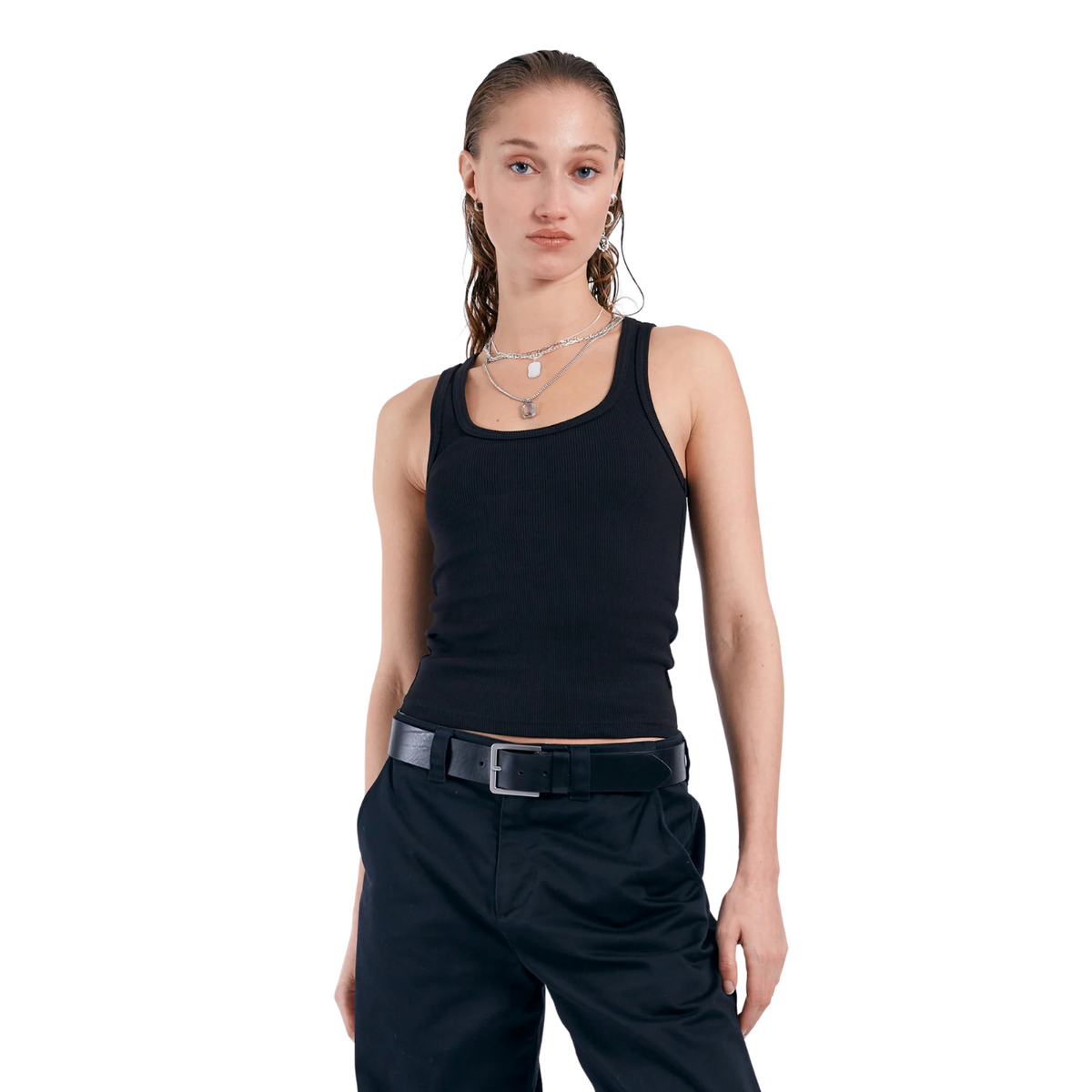 Dr. Denim W Nyla Top Black