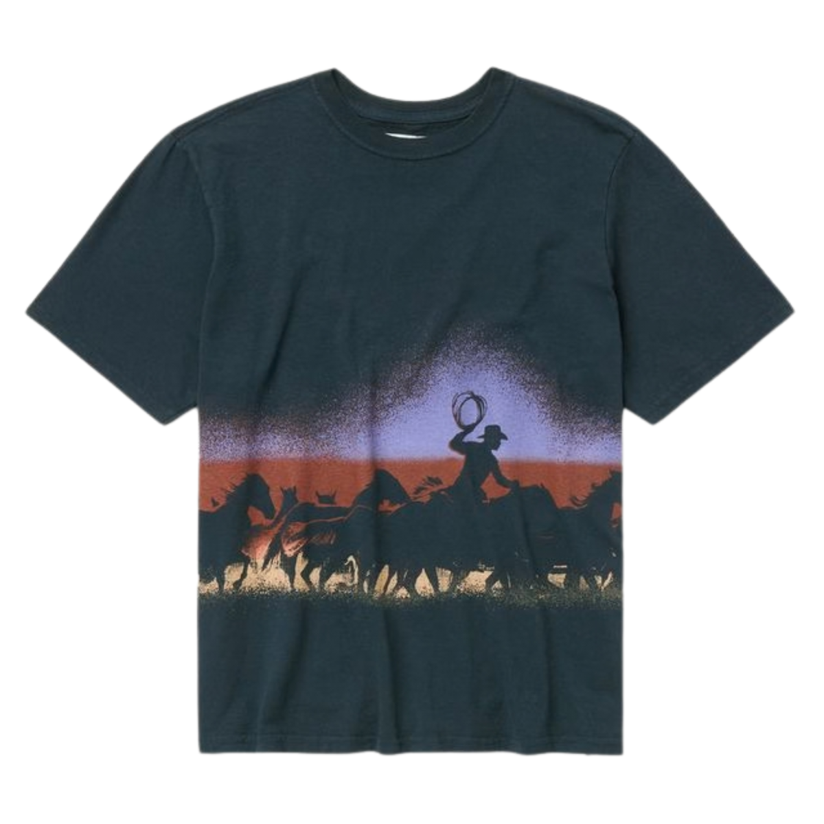 One of These Days Driftin' Back T-Shirt Hard Washed Black