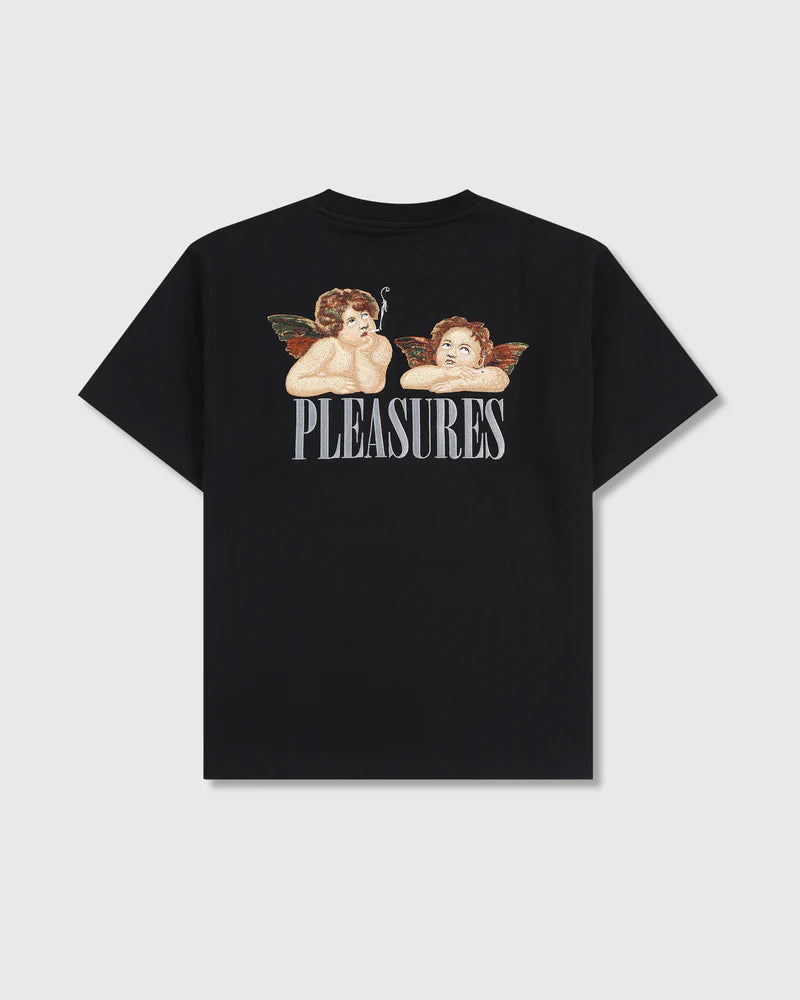 Pleasures Dynamic Short Sleeve Crewneck Black