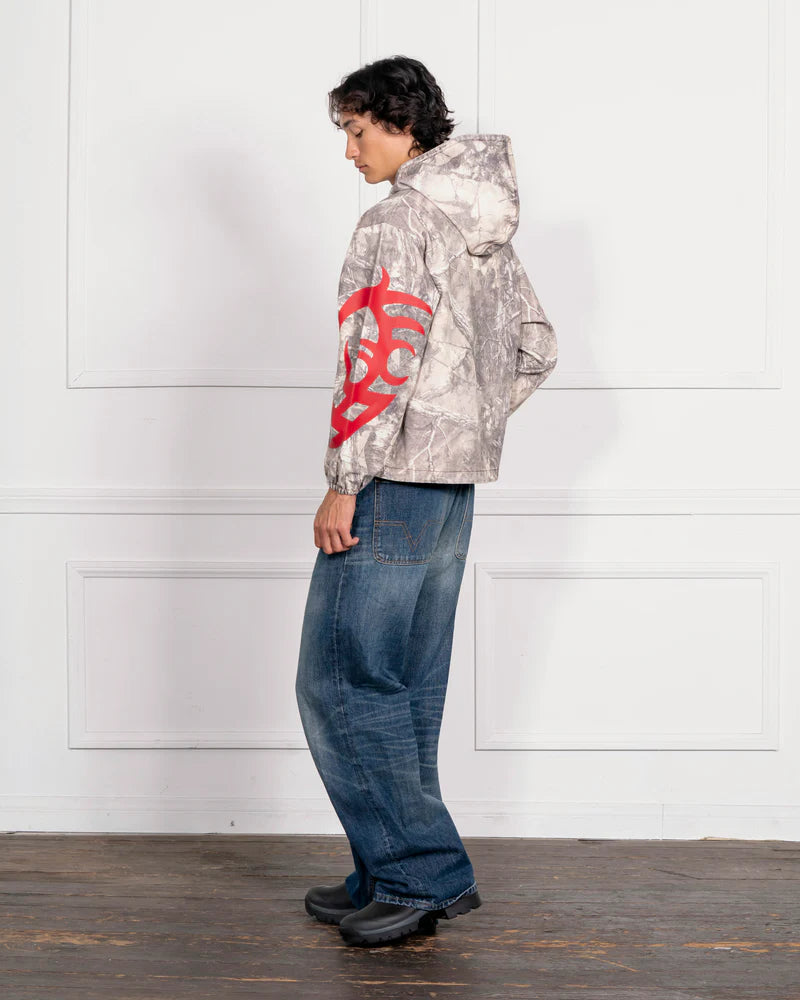 Pleasures Hunt Canvas Poncho Hoodie Camo 