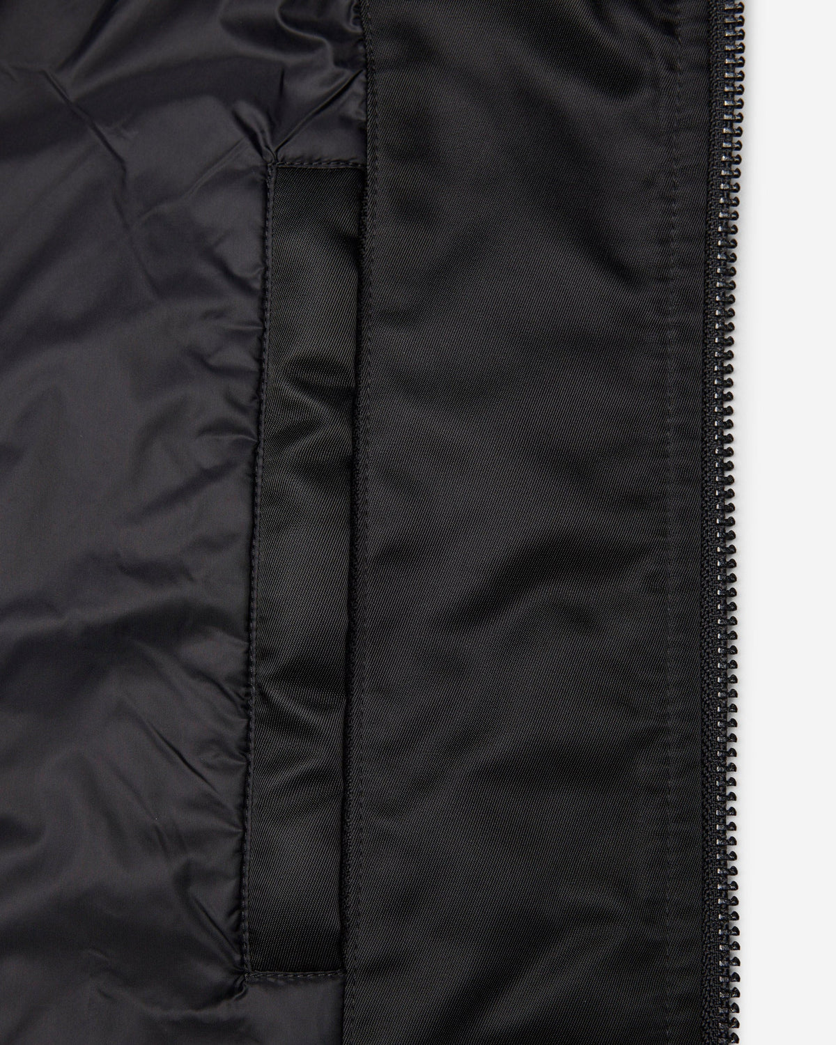 Reigning Champ Nylon Twill Crew Jacket Black