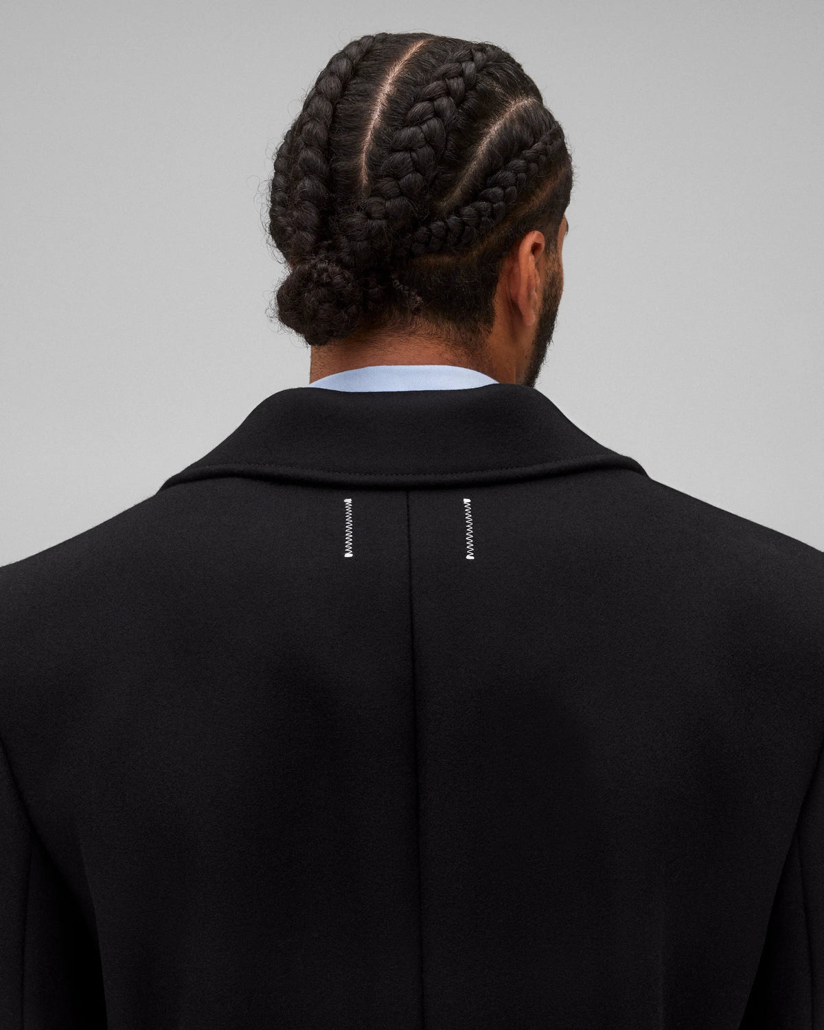 Reigning Champ Wool Cashmere Maestro Coat Black