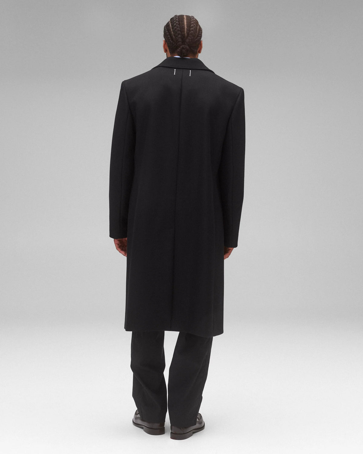 Reigning Champ Wool Cashmere Maestro Coat Black