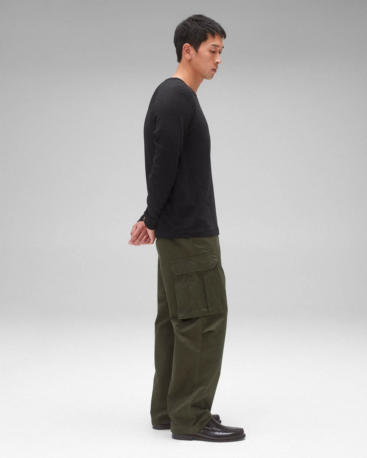Reigning Champ Cotton Chino Keeper Pant Dark Olive