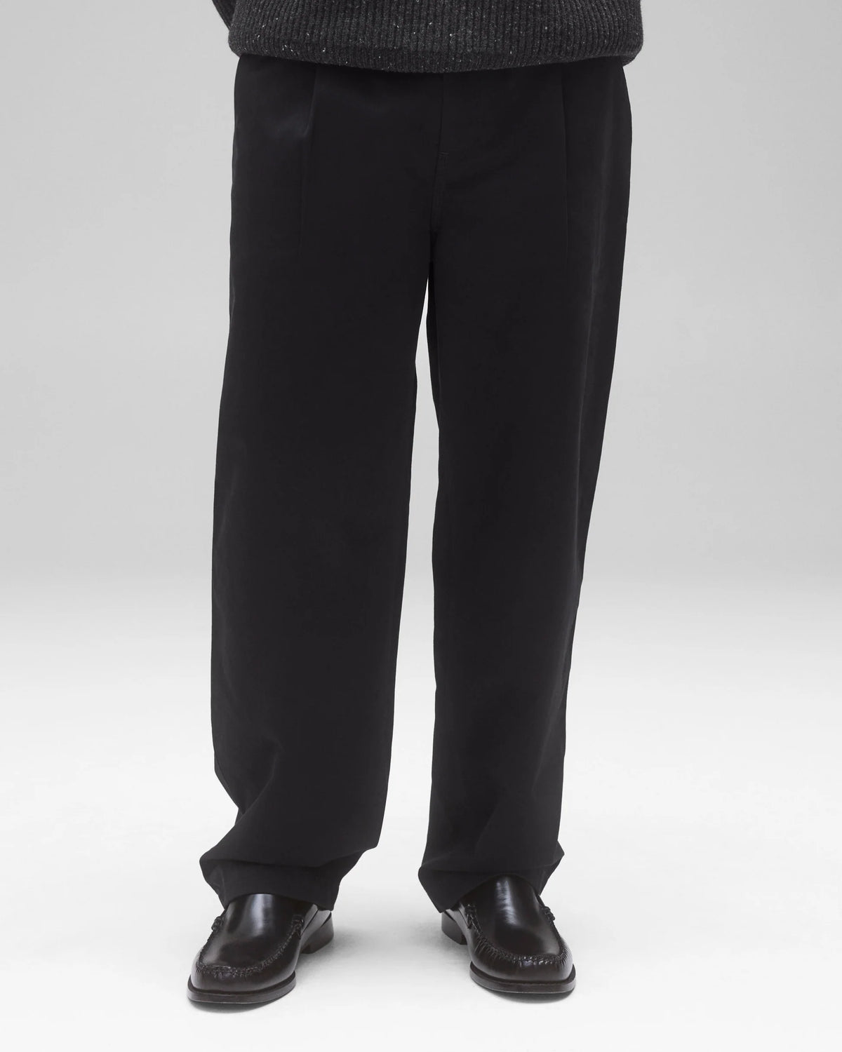 Reigning Champ Woven Cotton Chino Sophomore Pant Black
