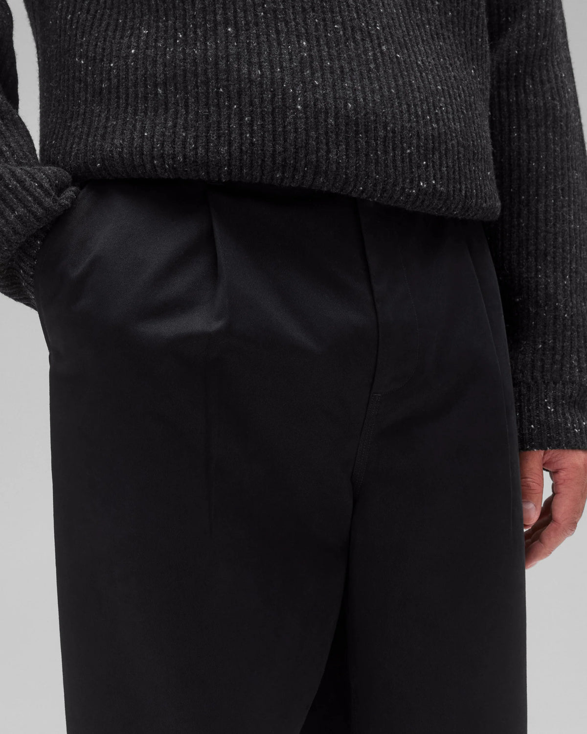 Reigning Champ Woven Cotton Chino Sophomore Pant Black