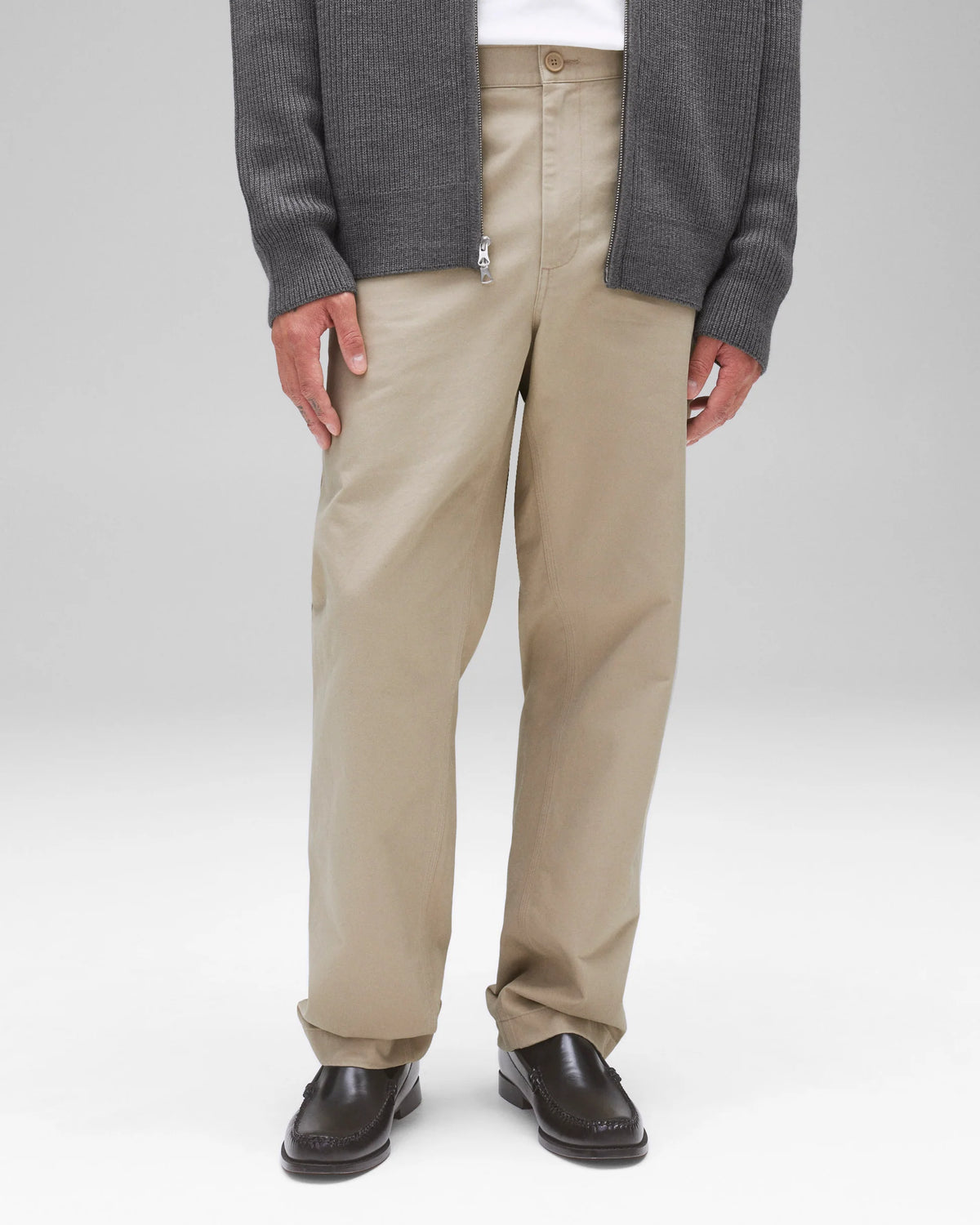 Reigning Champ Cotton Chino Ivy Pant - Sand