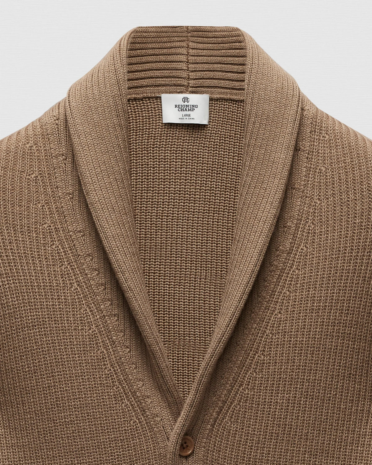 MERINO RIB VINNIE SHAWL CARDIGAN
