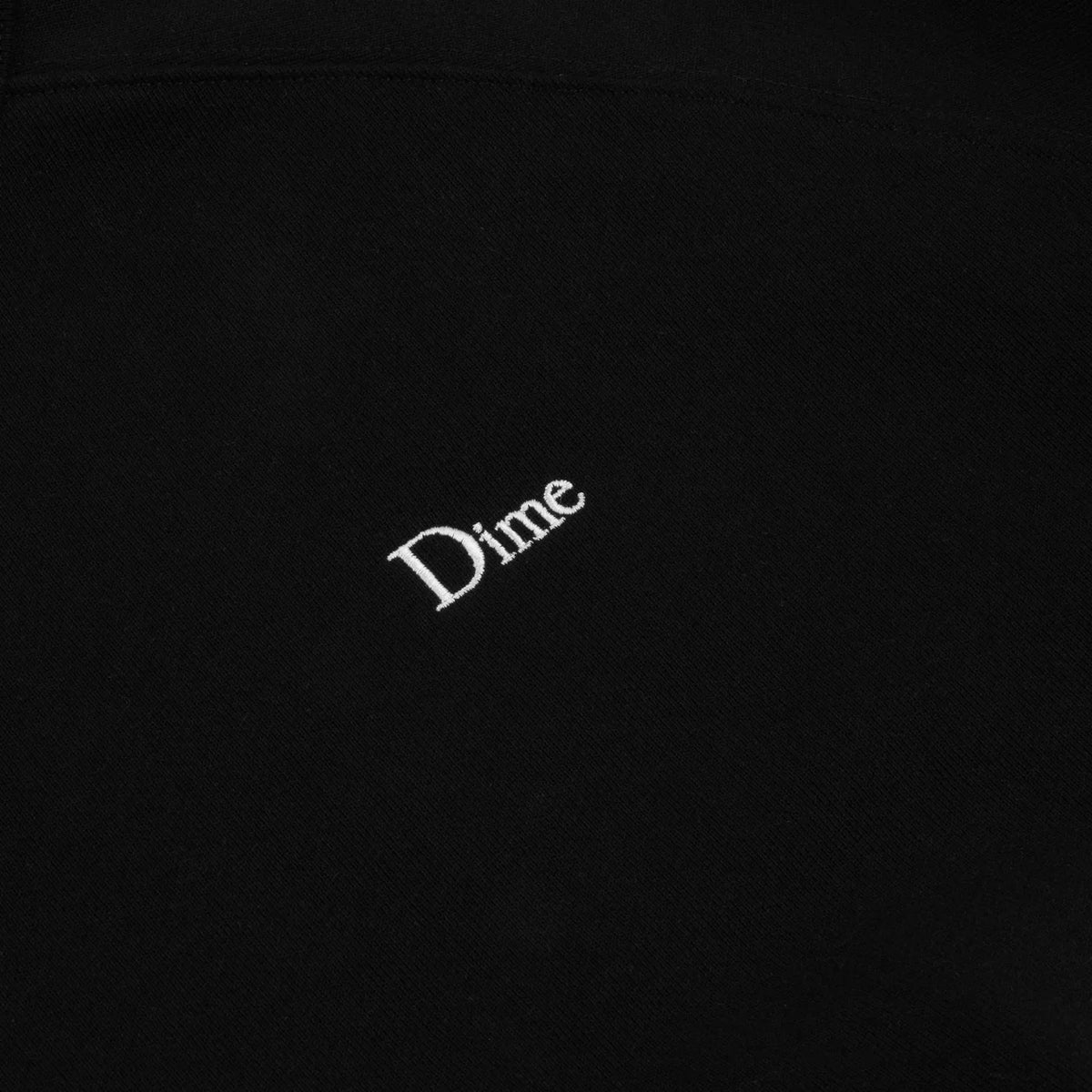 Dime Classic Small Logo Hoodie Black