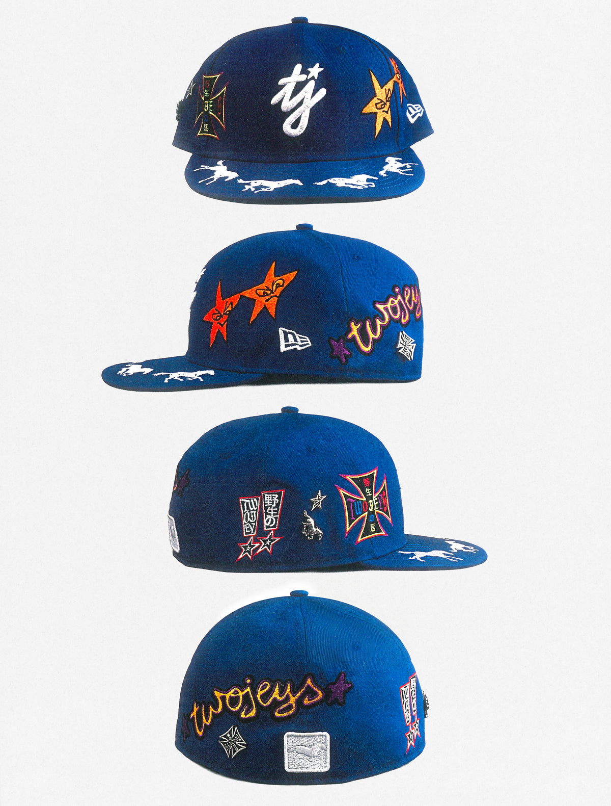 New Era X Twojeys Embroidered 59Fifty Royal Blue