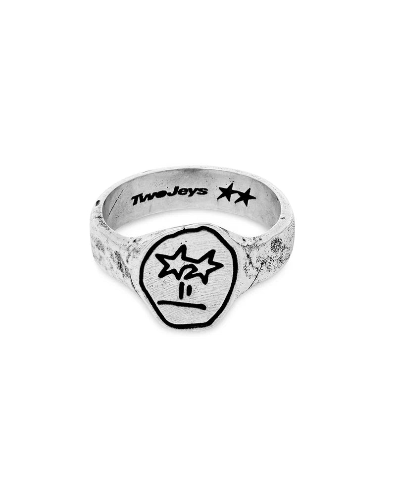 TwoJeys Starry Eyed Ring Silver